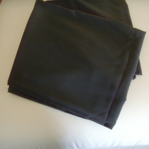 Pure Silk Chiffon Fabric in Gunmetal Gray (Deep Gray) - Picture 9 of 13